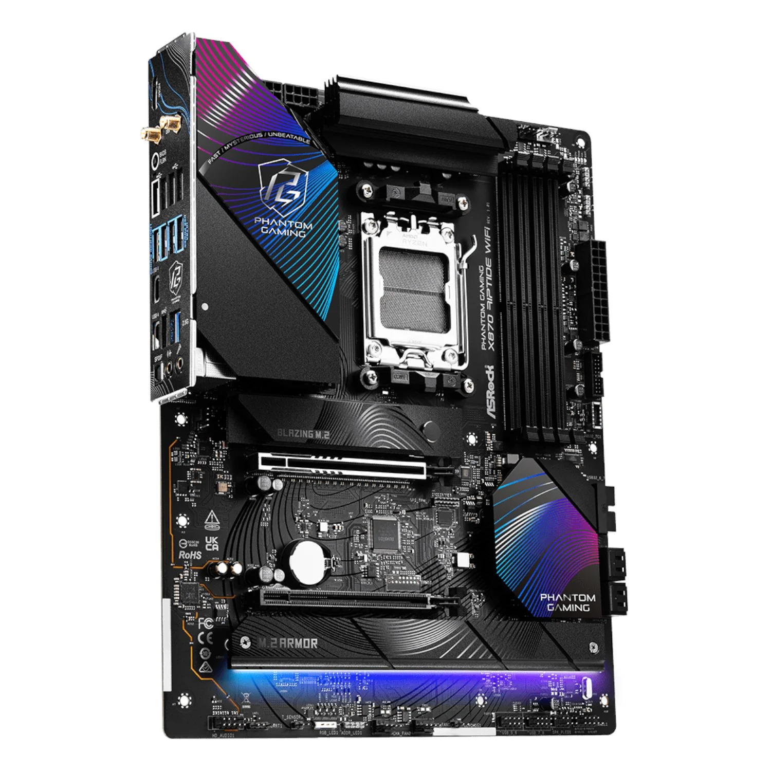 ASRock X870 Riptide AM5 Wi-Fi Phantom Gaming Motherboard - Image 2