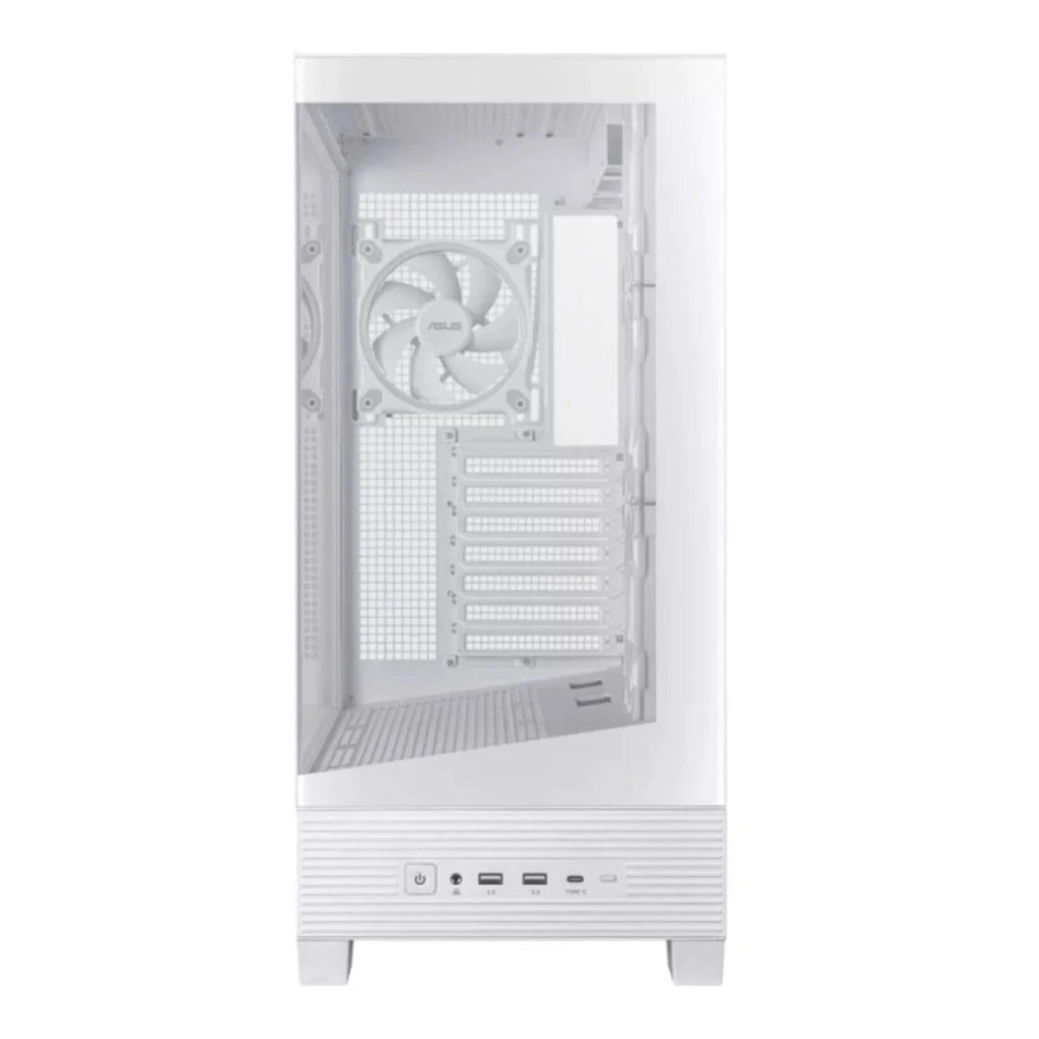 Asus A31 PLUS Mid Tower ATX Chassis - White - Image 2