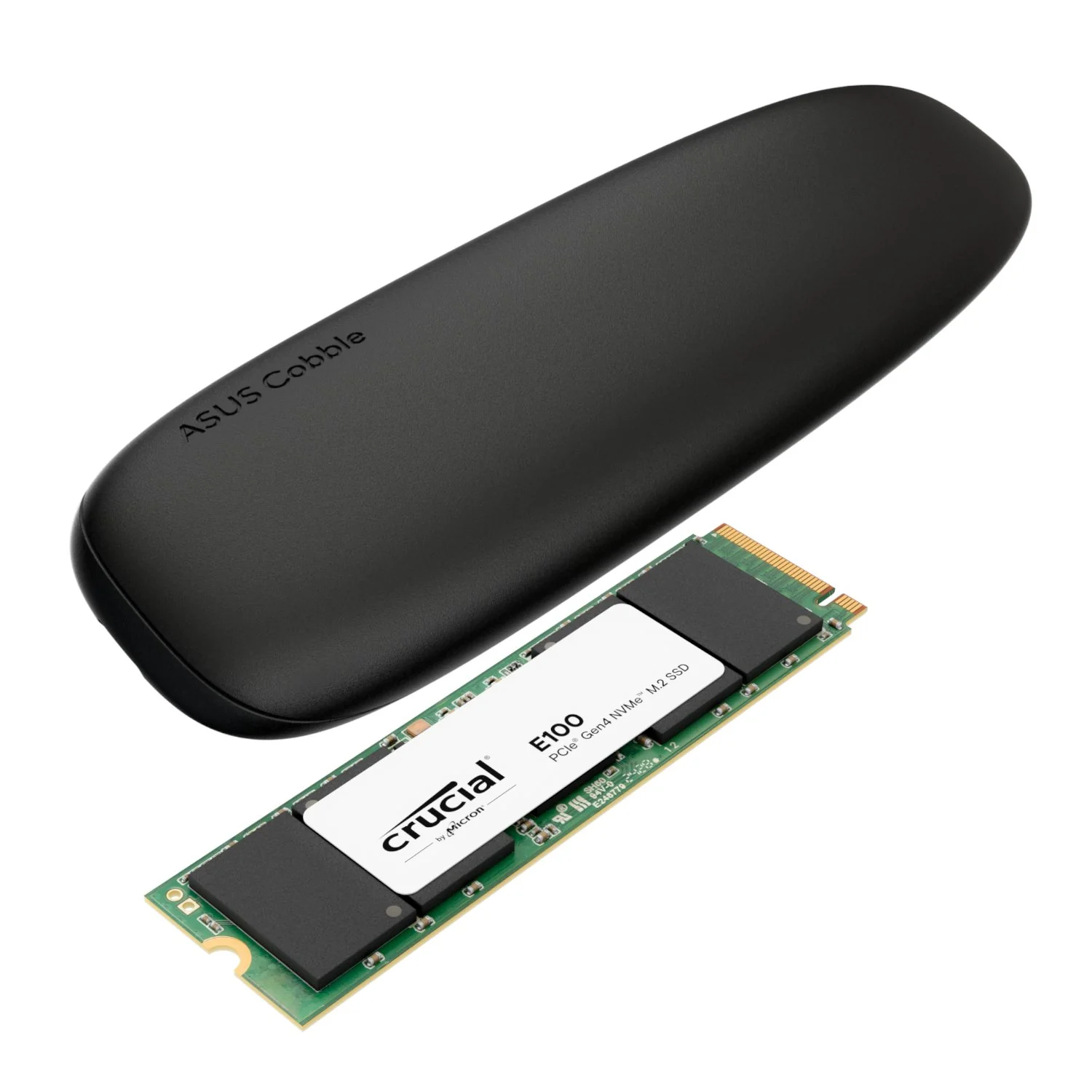 Asus Cobble M.2 SSD Type-C Enclosure and Crucial E100 2TB NVMe Bundle - Black - Image 5