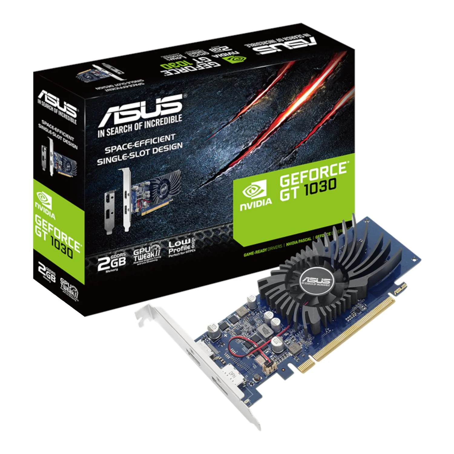 Asus GeForce® GT 1030 2GB GDDR5 Low Profile Graphics Card - Image 5