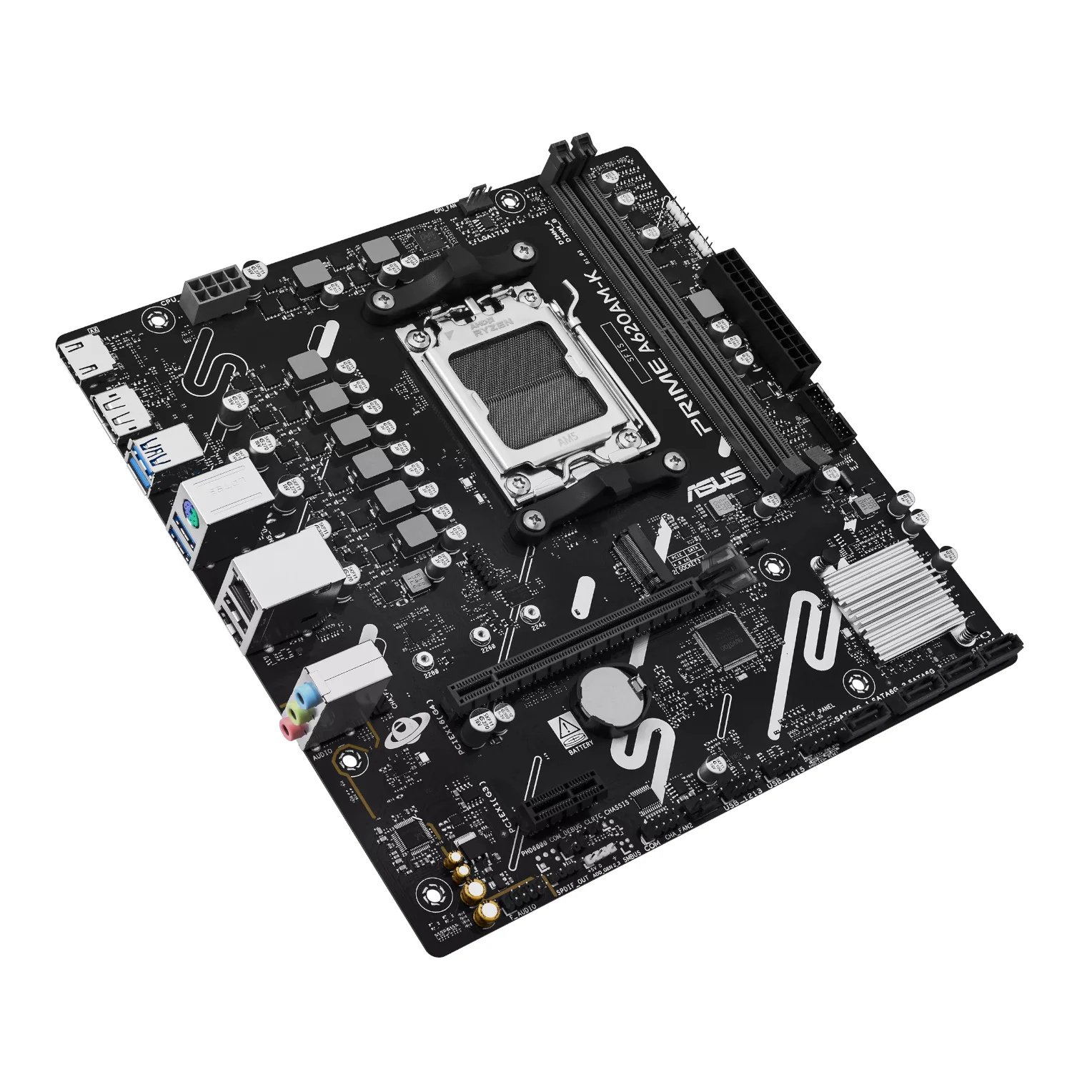 Asus PRIME A620AM-K AM5 M-ATX Motherboard - Image 3