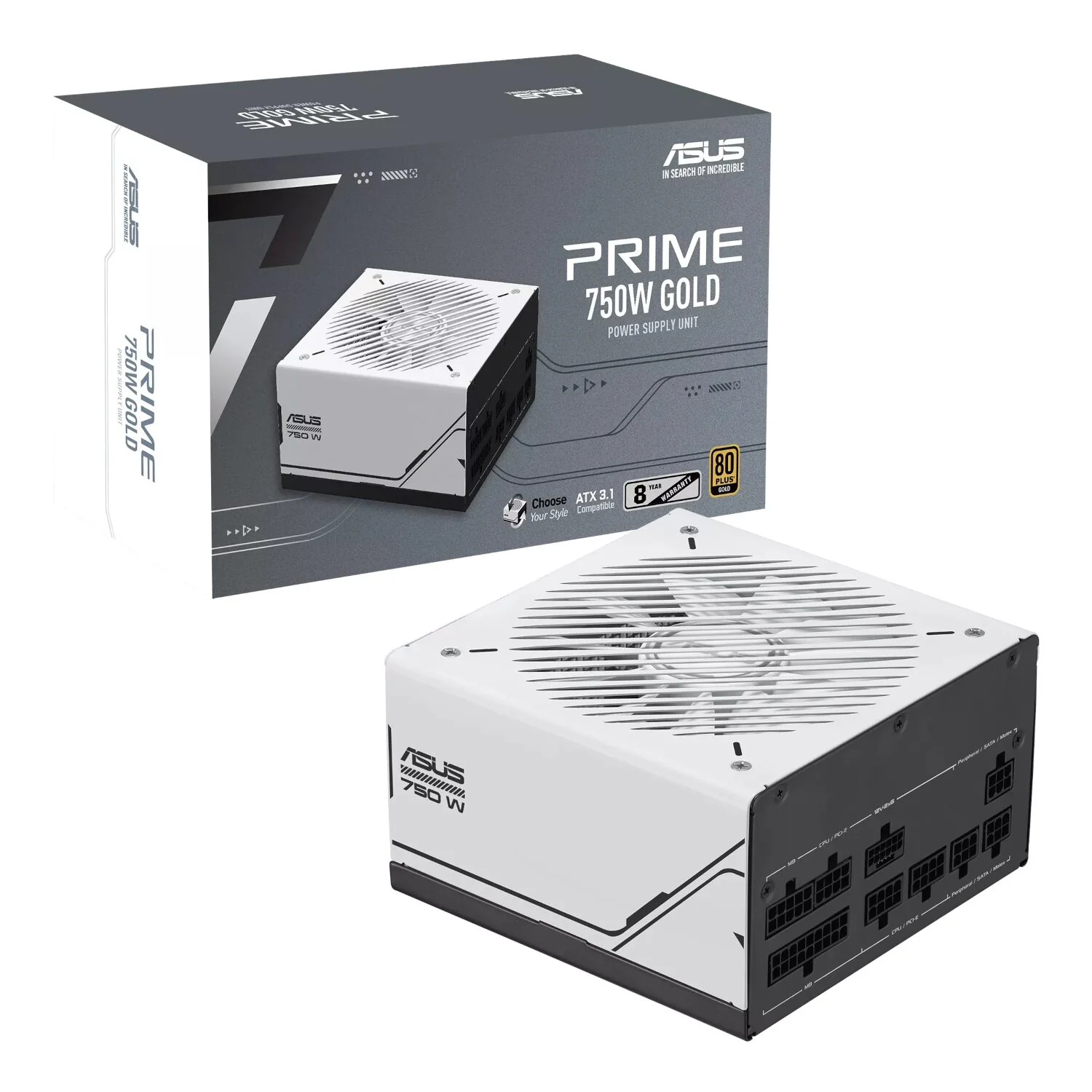 ASUS Prime AP-750G 750W 80+ Gold Fully Modular ATX3.1 Power Supply - Image 6