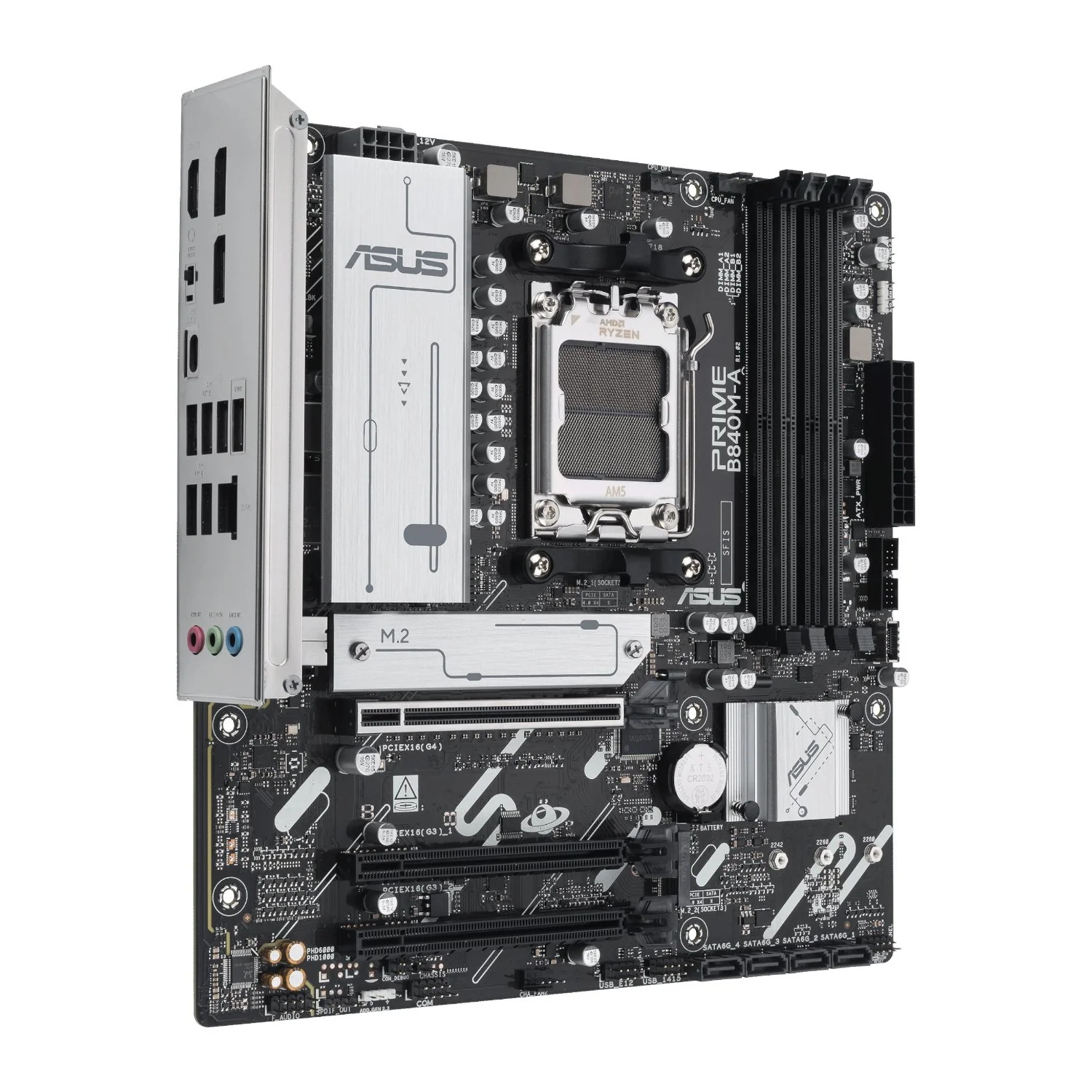Asus PRIME B840M-A-CSM AM5 Micro ATX Motherboard - Image 2