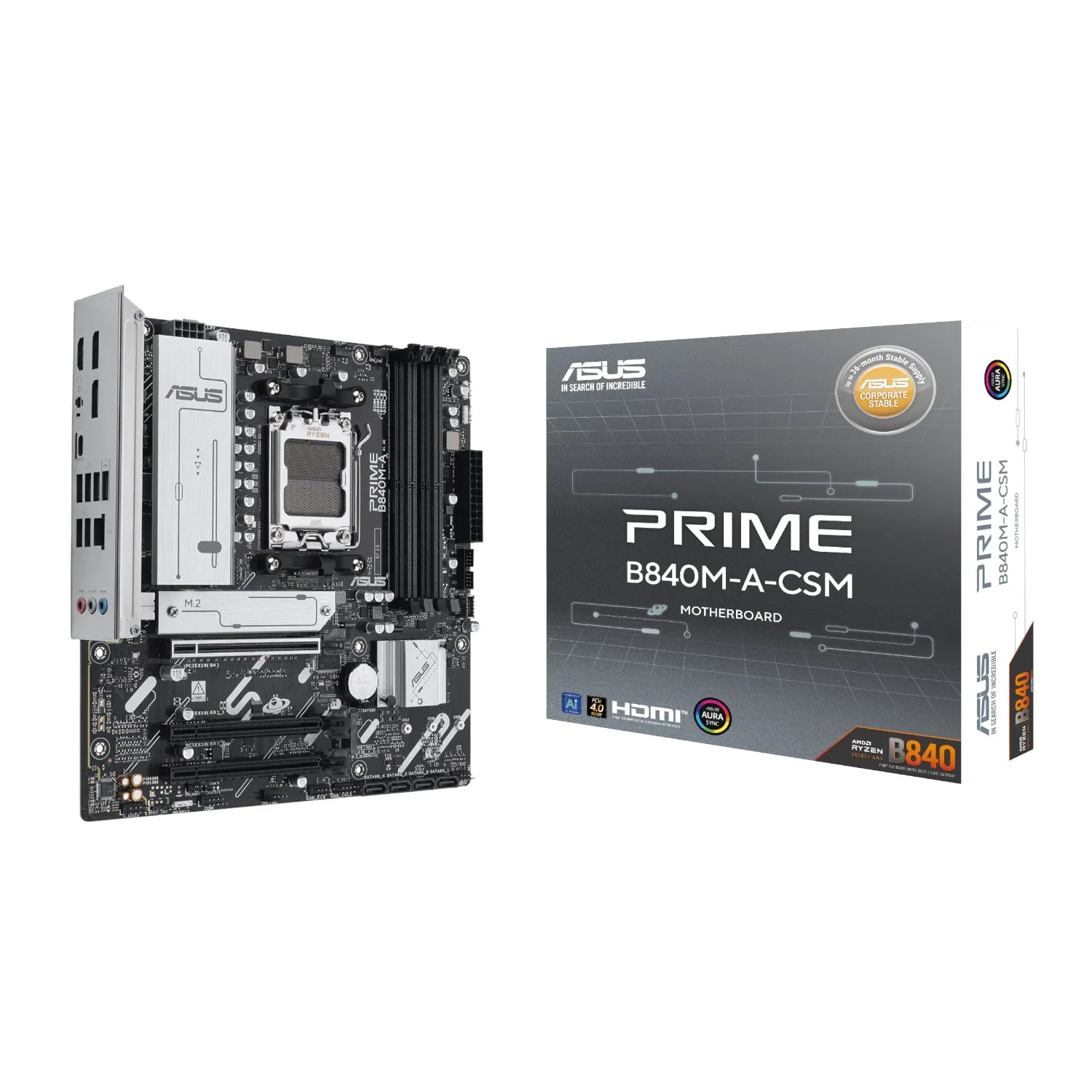 Asus PRIME B840M-A-CSM AM5 Micro ATX Motherboard - Image 5