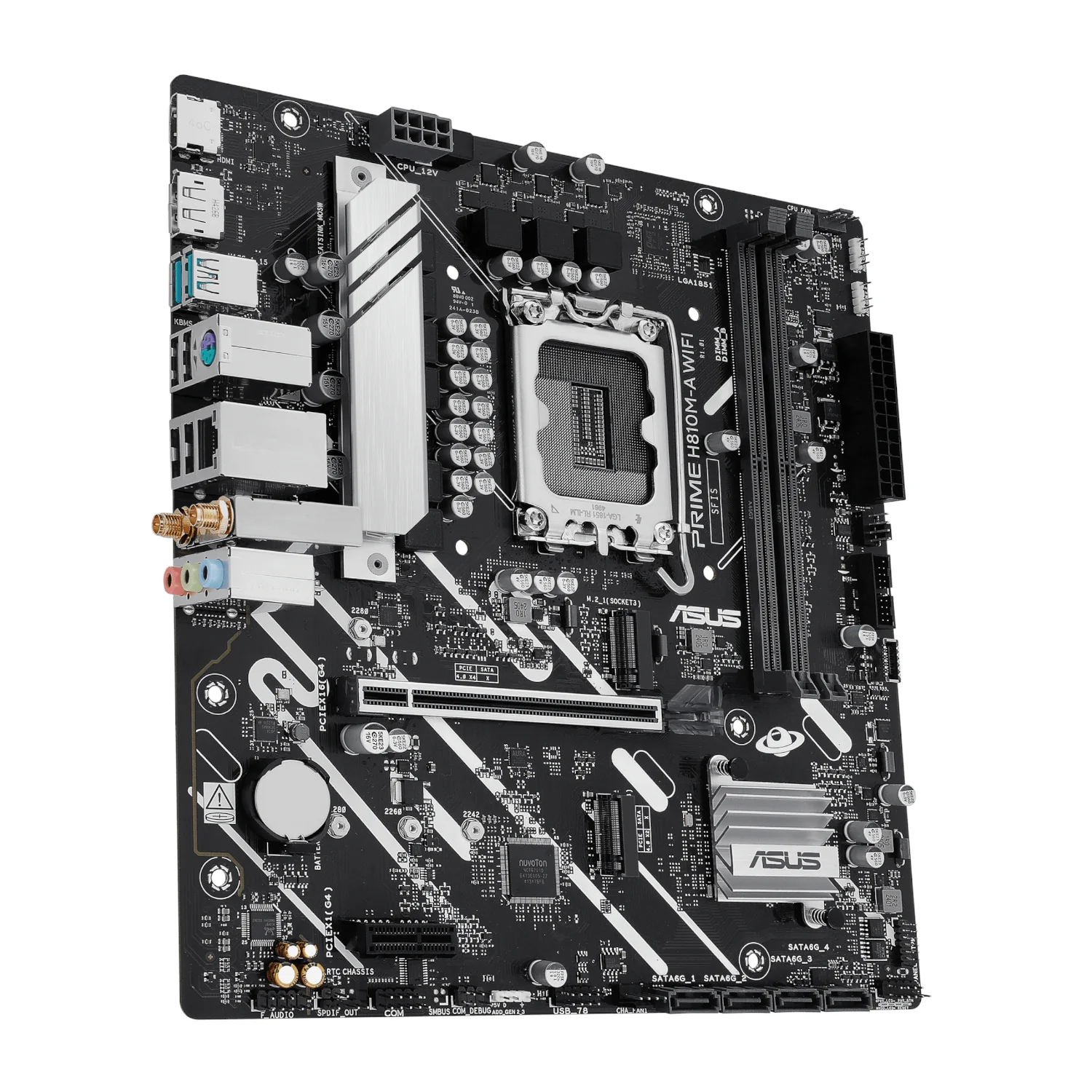Asus PRIME H810M-A WIFI LGA1851 Micro ATX Motherboard - Image 2