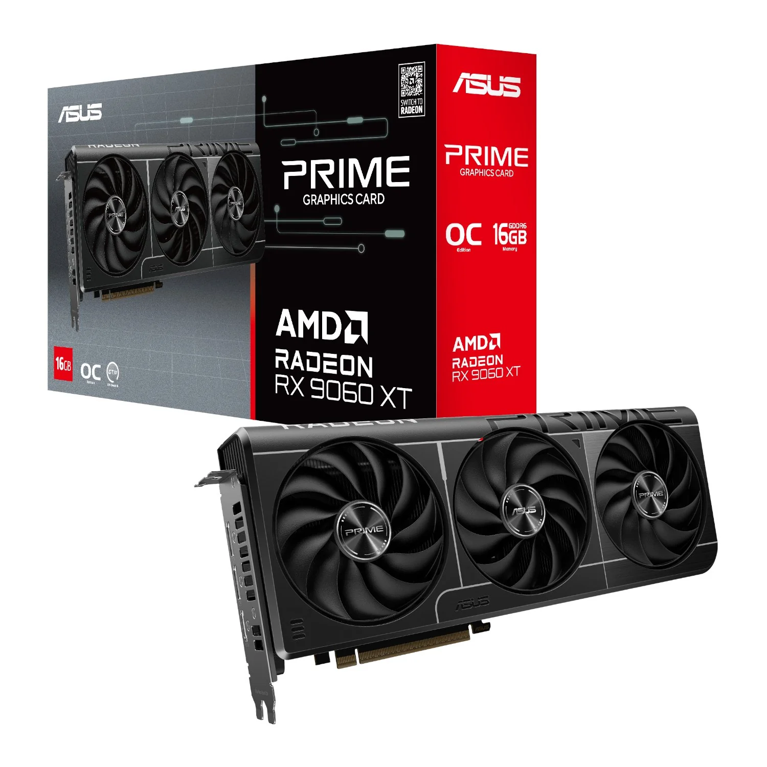 ASUS Prime Radeon RX 9060 XT OC 16GB GDDR6 Graphics Card - Image 7