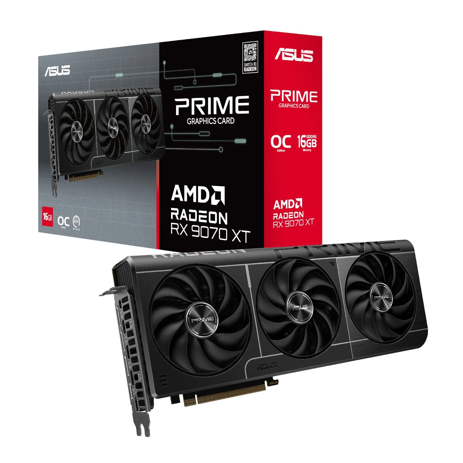 Asus Prime Radeon RX9070 XT OC Edition 16GB GDDR6 Graphics Card - Image 6