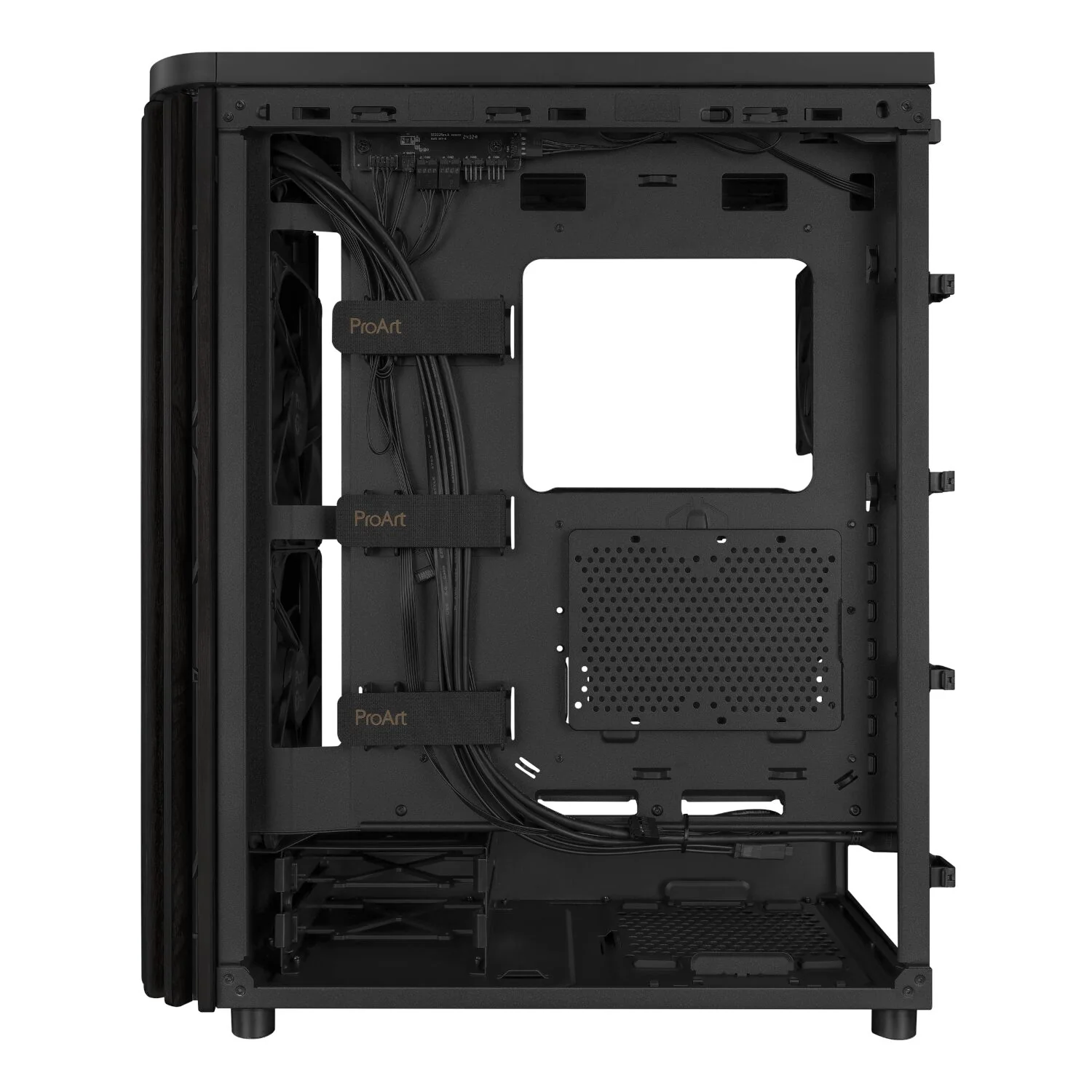 ASUS ProArt PA401 Wood Edition ATX Chassis - Black - Image 5