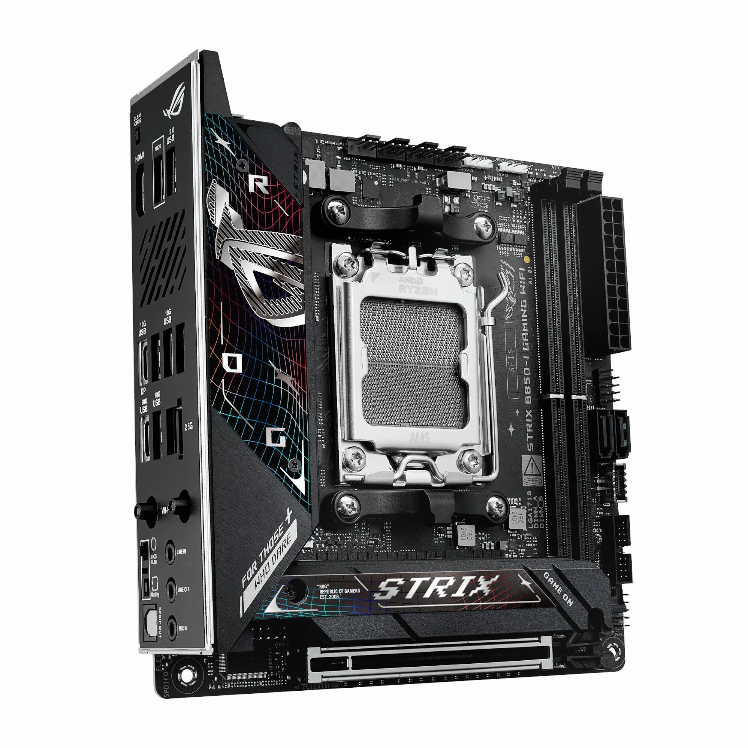 Asus ROG Strix B850-I Gaming WiFi AM5 Mini-ITX Gaming Motherboard - Image 2