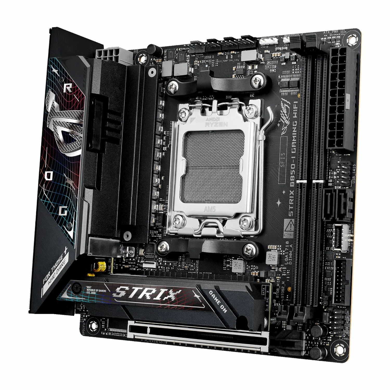 Asus ROG Strix B850-I Gaming WiFi AM5 Mini-ITX Gaming Motherboard - Image 3