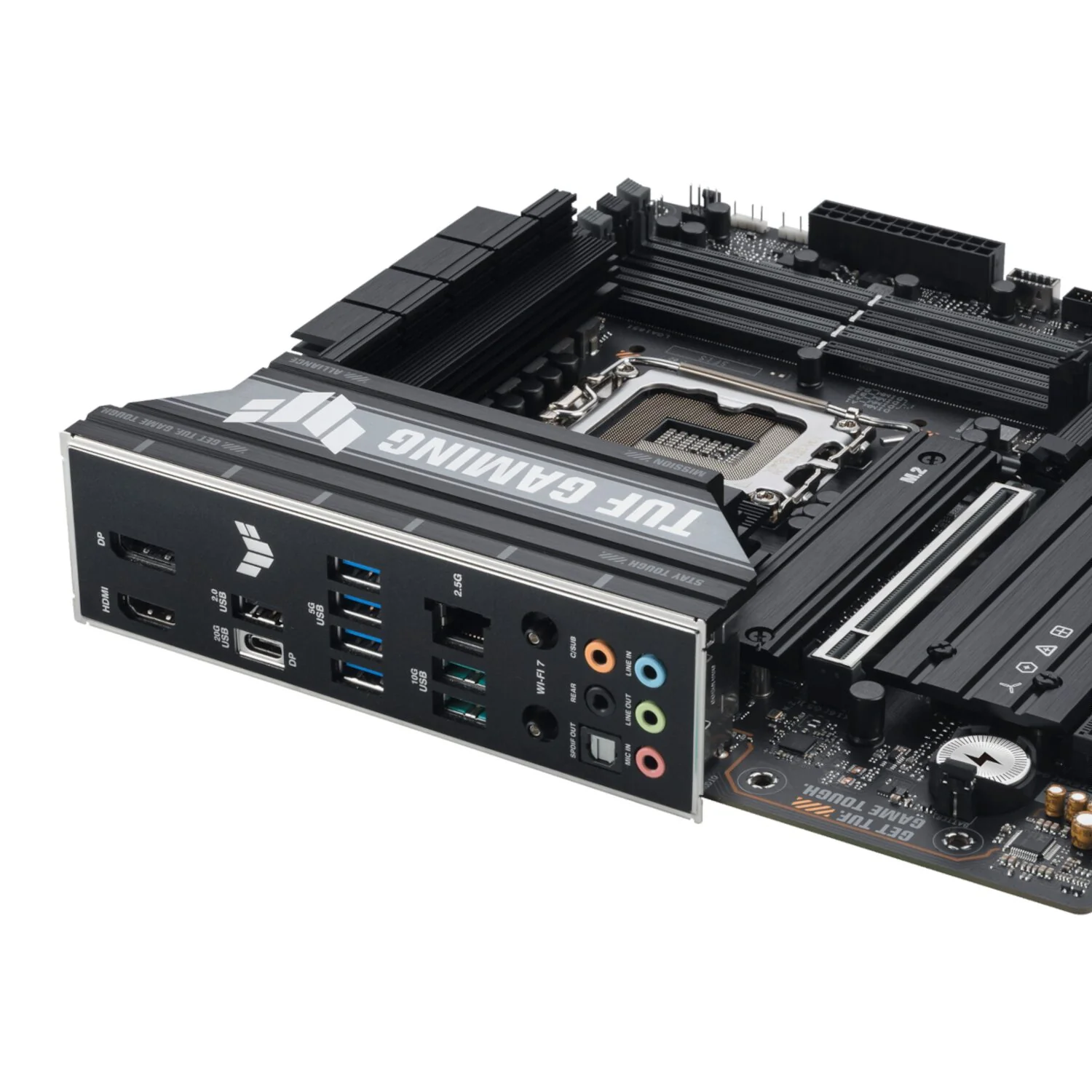 Asus TUF Gaming B860M-Plus Wi-Fi M-ATX Motherboard – Intel LGA1851, DDR5, PCIe 5.0. Wi-Fi 7 - Image 4
