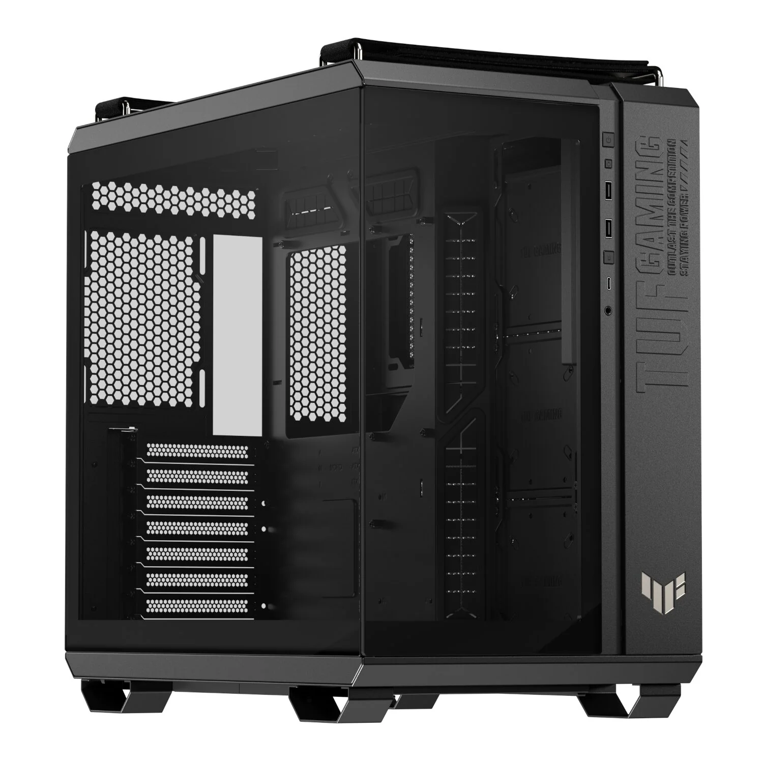Asus TUF Gaming GT502 Horizon Mid Tower Chassis - Black - Image 6