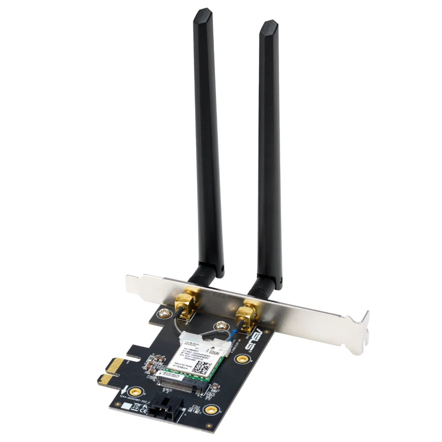 ASUS  Wi-Fi 7 Tri-Band PCIe Wireless Adapter with Bluetooth 5.4 – Black - Image 3