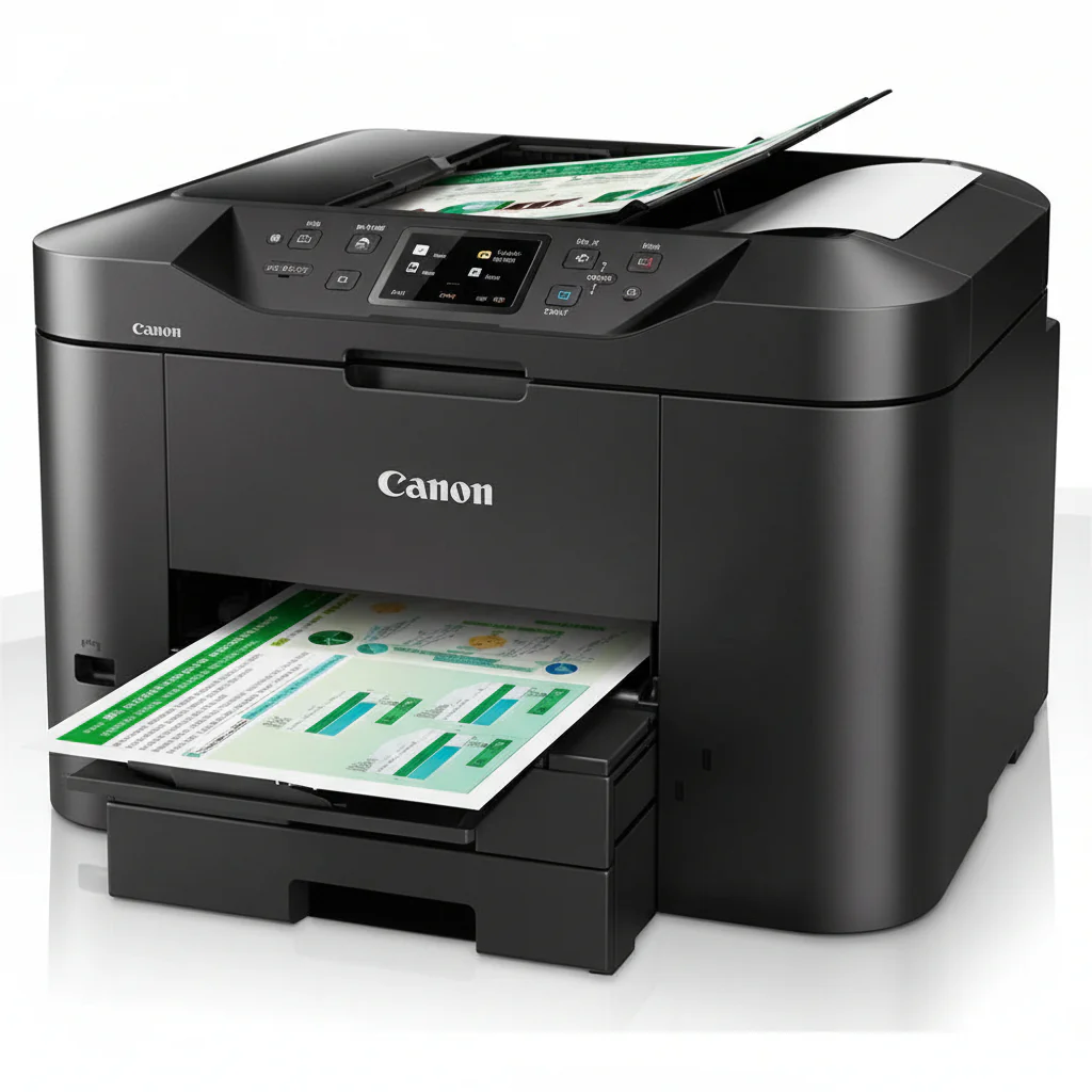 Canon Maxify MB2740 Wireless All-in-One Business Inkjet Printer with Fax - Image 3
