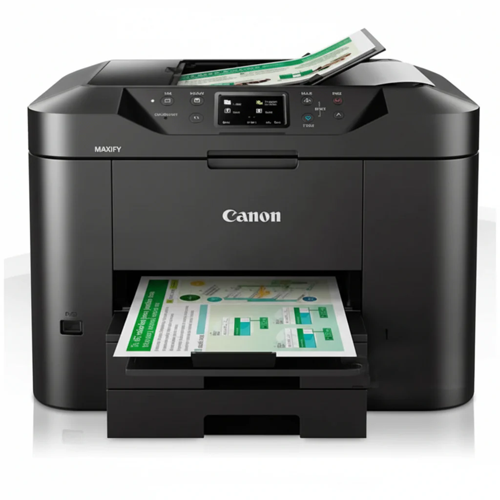 Canon Maxify MB2740 Wireless All-in-One Business Inkjet Printer with Fax - Image 4