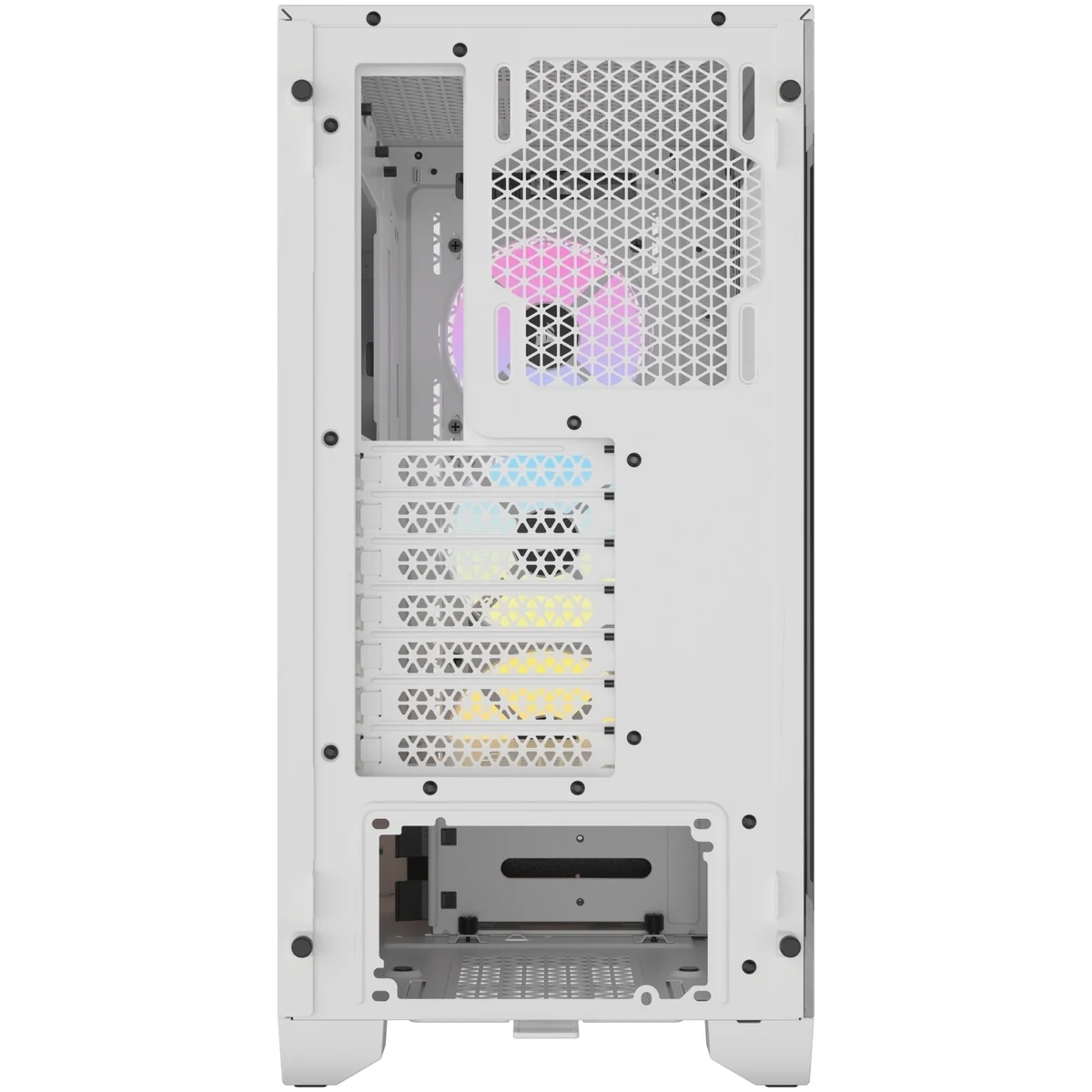 3000D RGB AIRFLOW White Mid-Tower PC Case; 2x 3.5'' |  2x 2.5'' Drive Bays; Up to 360mm Radiator compatible; 3x 120mm fan incl - Image 5