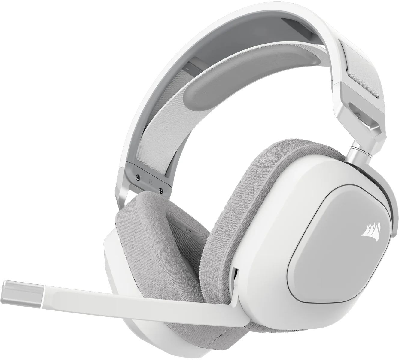 HS80 MAX WIRELESS Premium White Headset; Spatial Audio; 50mm Audio Drivers; Omni-directional Microphone - PC/ Mac/ PlayStation - Image 2