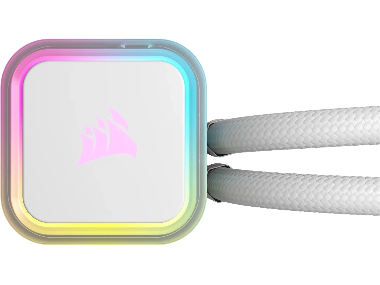 Corsair iCUE H100i ELITE RGB 240mm Liquid CPU Cooler - White AMD: AM5; AM4; sTRX4; sTR5 | Intel LGA: 1700/1851; 1200; 115X; 2066 - Image 4