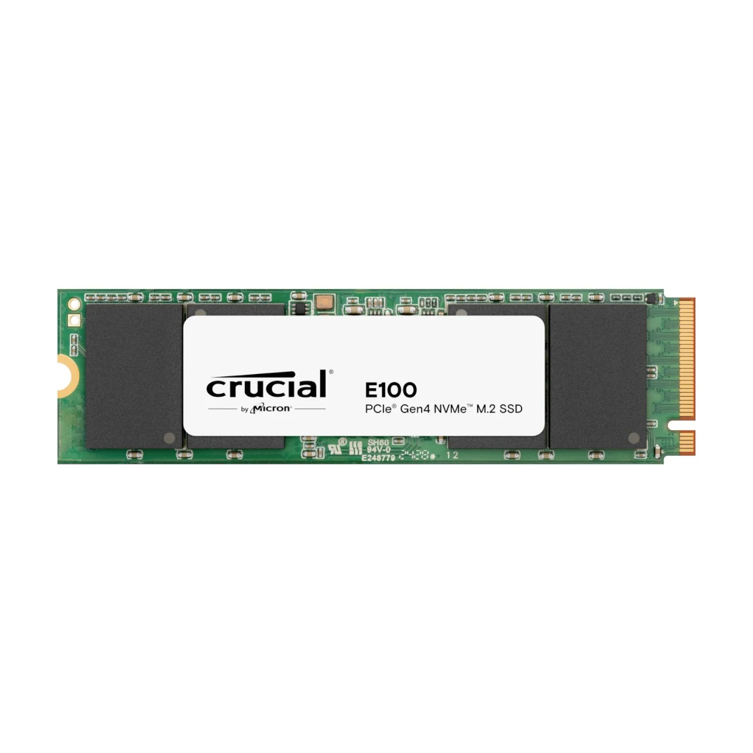 Crucial E100 480GB PCIe Gen4 2280 NVMe M.2 SSD - Image 3