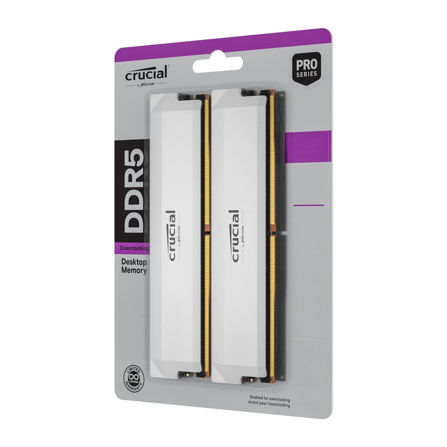 Crucial Pro DDR5-6000 64GB Overclocking Memory Kit - White - Image 4