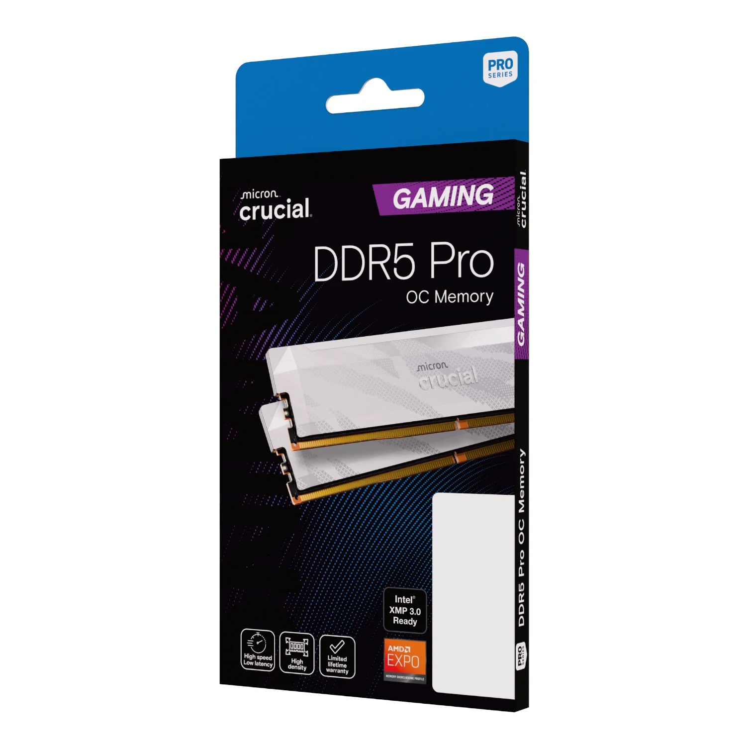 Crucial Pro Overclocking DDR5-6400 32GB Desktop Gaming Memory Kit (16GB x 2) – White - Image 4