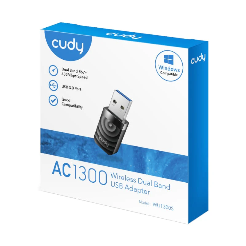 Cudy 1300Mbps High Gain WiFi USB3.0 Adapter - Image 3