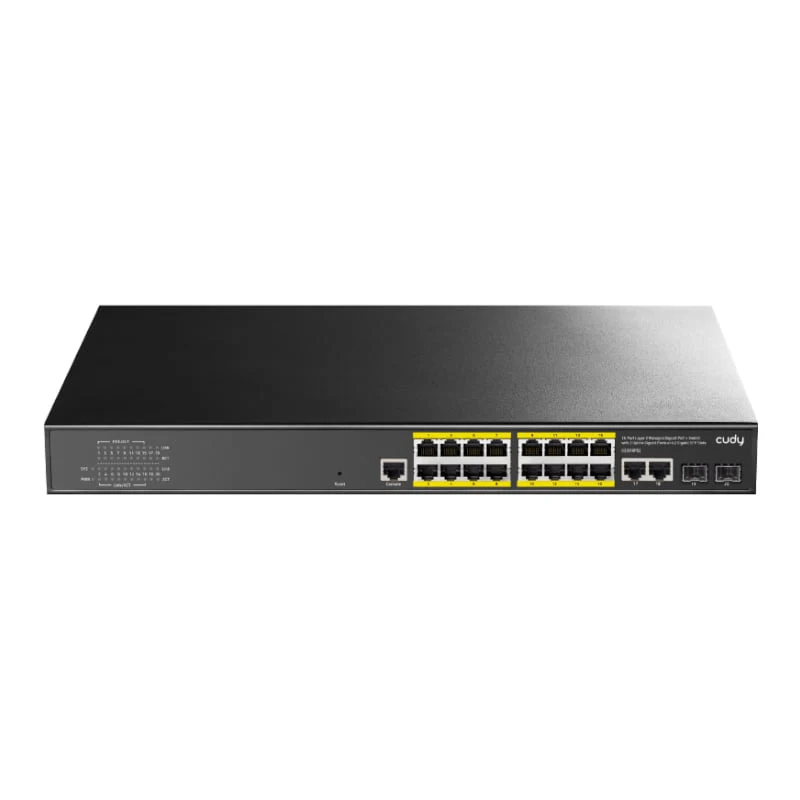 Cudy 16 Port Layer 2 Managed Gigabit PoE Switch - Image 3