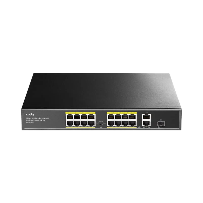 Cudy 16-Port Unmanaged PoE+ Switch - Rack Mount - Image 5