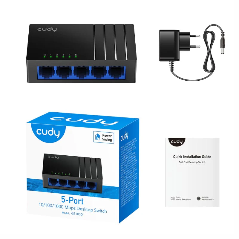 Cudy 5-Port Gigabit Desktop Switch - Image 3