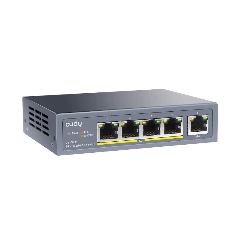 Cudy 5-Port Gigabit PoE+ Unmanaged Switch - Image 3
