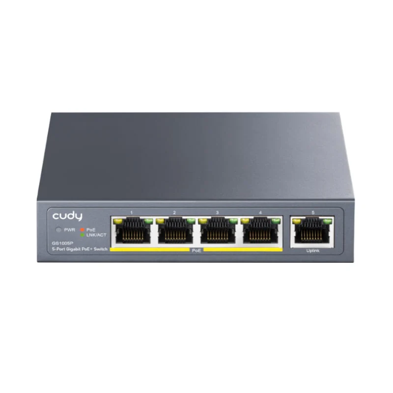 Cudy 5-Port Gigabit PoE+ Unmanaged Switch - Image 5
