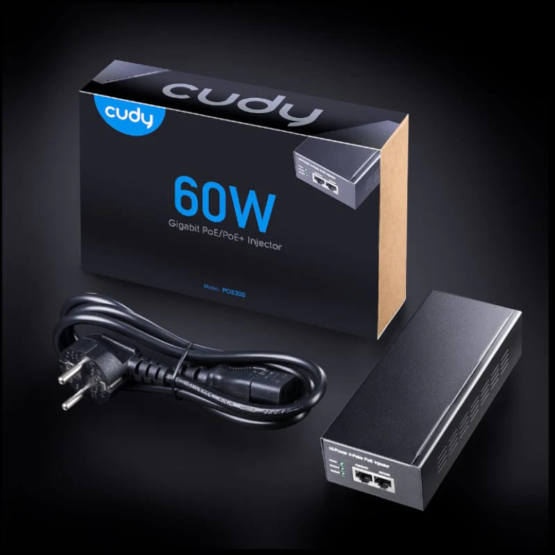 Cudy 60W Gigabit PoE+ Injector - Image 4