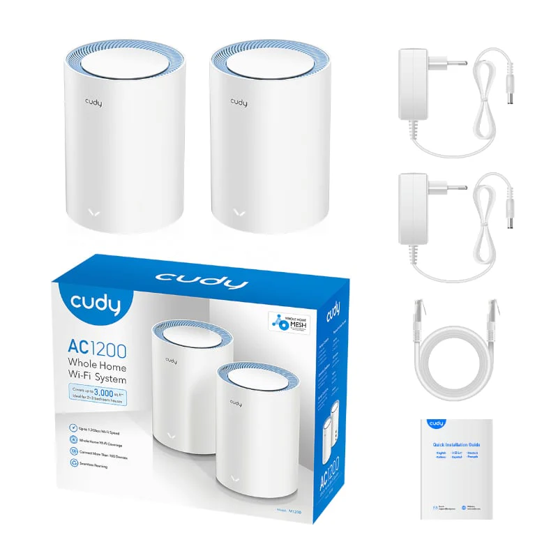 Cudy AC1200 Wi-Fi Mesh Kit 2 Pack - Image 4