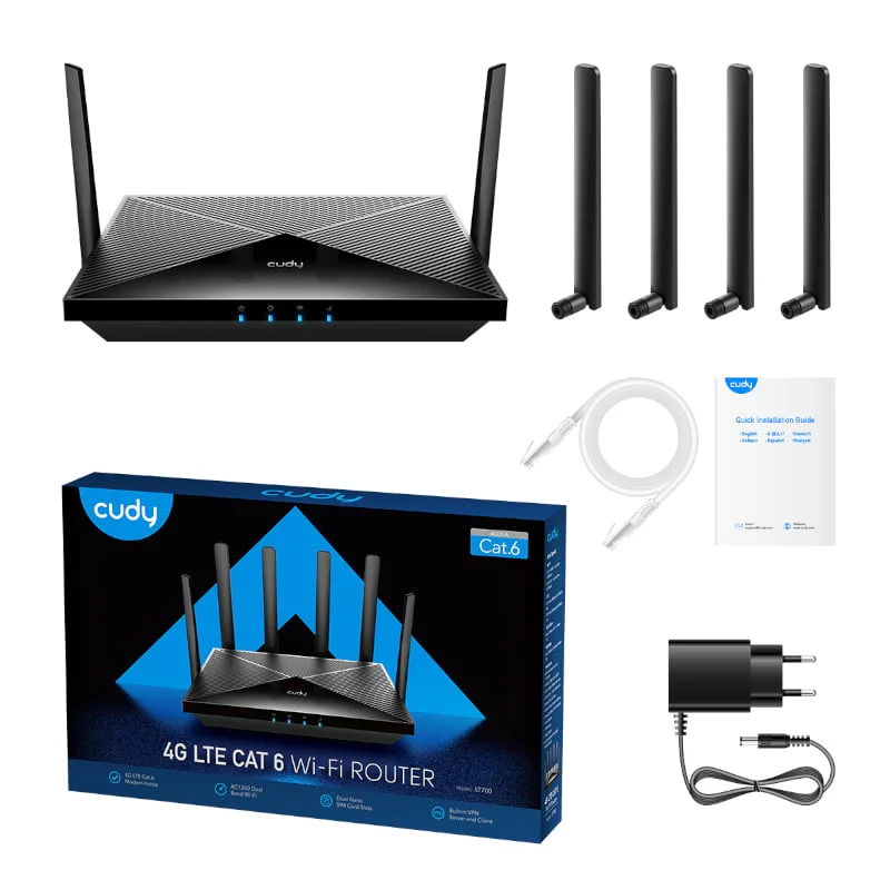 Cudy AC1200 WiFi 4G LTE Cat6 Gigabit Router - Image 4