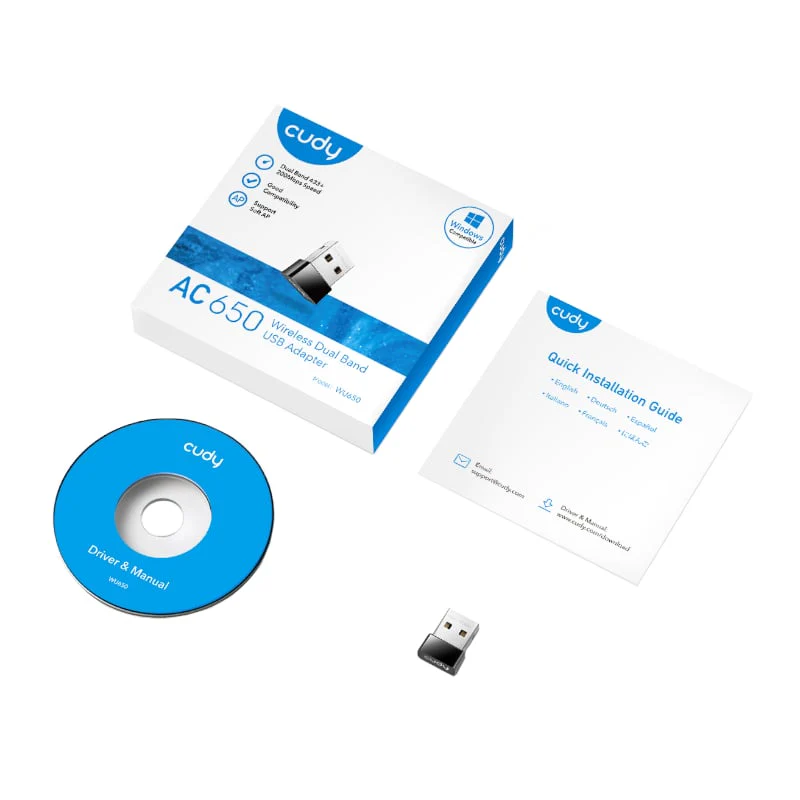 Cudy AC650 WiFi Mini USB Adapter - Image 4