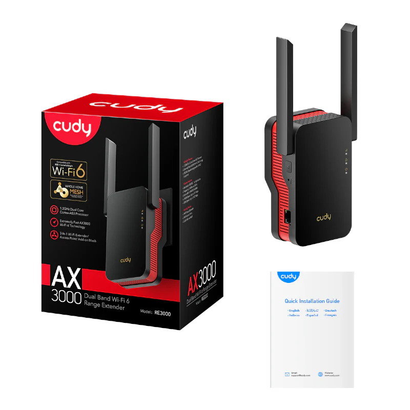 Cudy AX3000 WiFi Range Extender | Wall Plug - Image 4