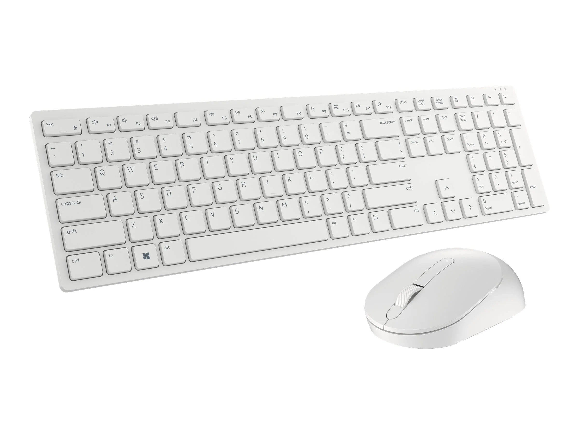 Dell Pro Keyboard and Mouse - KM5221W - US International (QWERTY) - White - Image 3