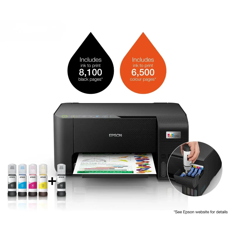Epson EcoTank L3250 Home Office 3-in-1 Ink Tank Printer – Print, Copy, Scan & Wi-Fi - Image 5