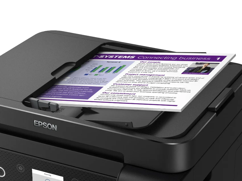 Epson L6270 EcoTank 3-in-1 Print, Copy, Scan A4 Colour Printer with Wi-Fi, ADF and Ethernet - Image 3