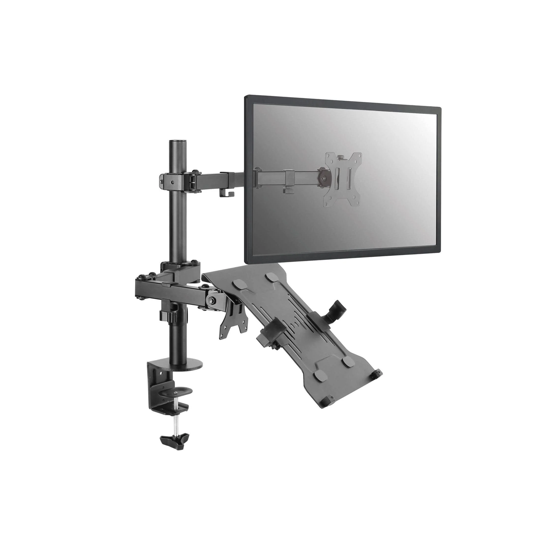 Equip Articulating Dual Arm Monitor Desk Mount Bracket for 13-32 inch Screens - Image 3