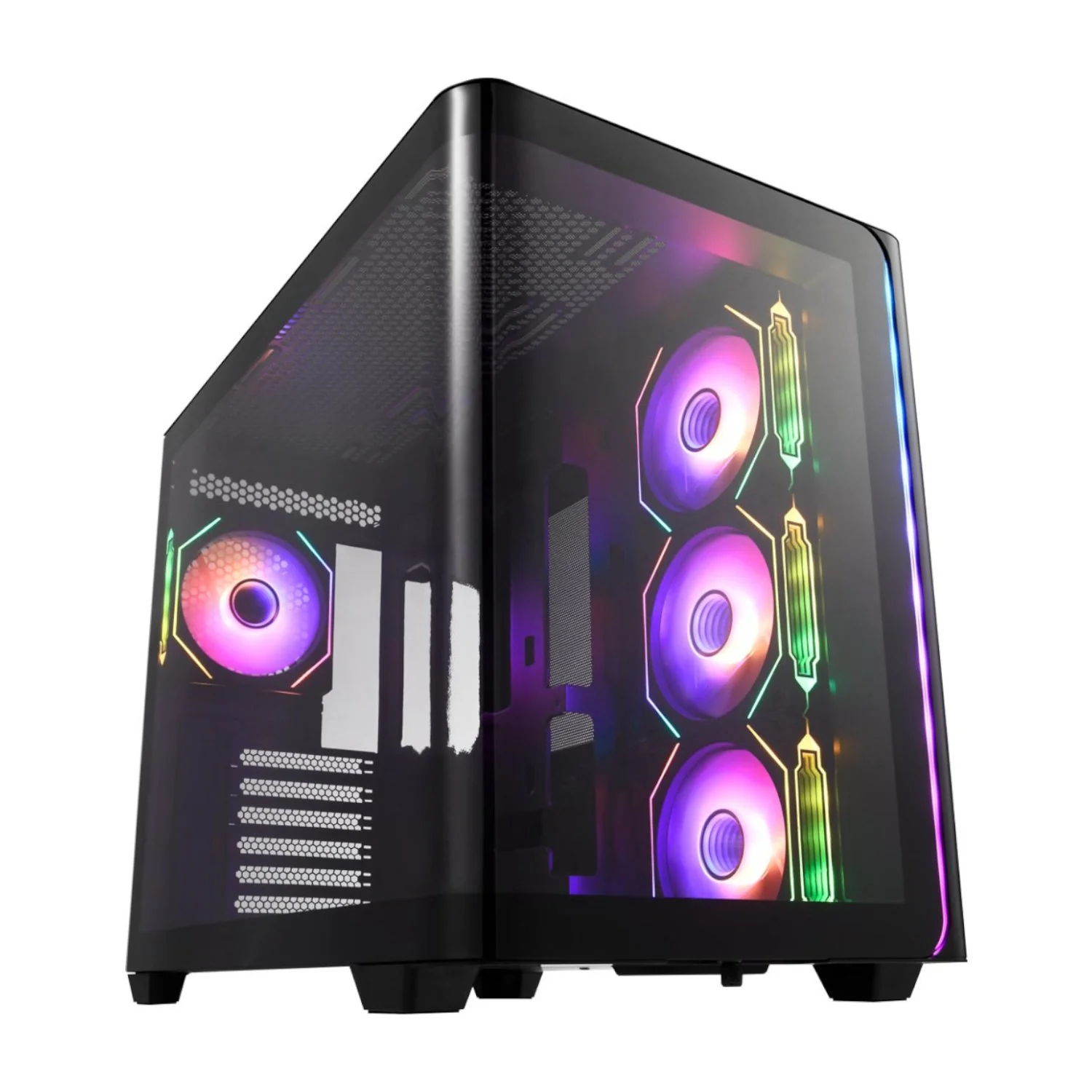 FSP M580 ATX Gaming Chassis - Black - Image 3
