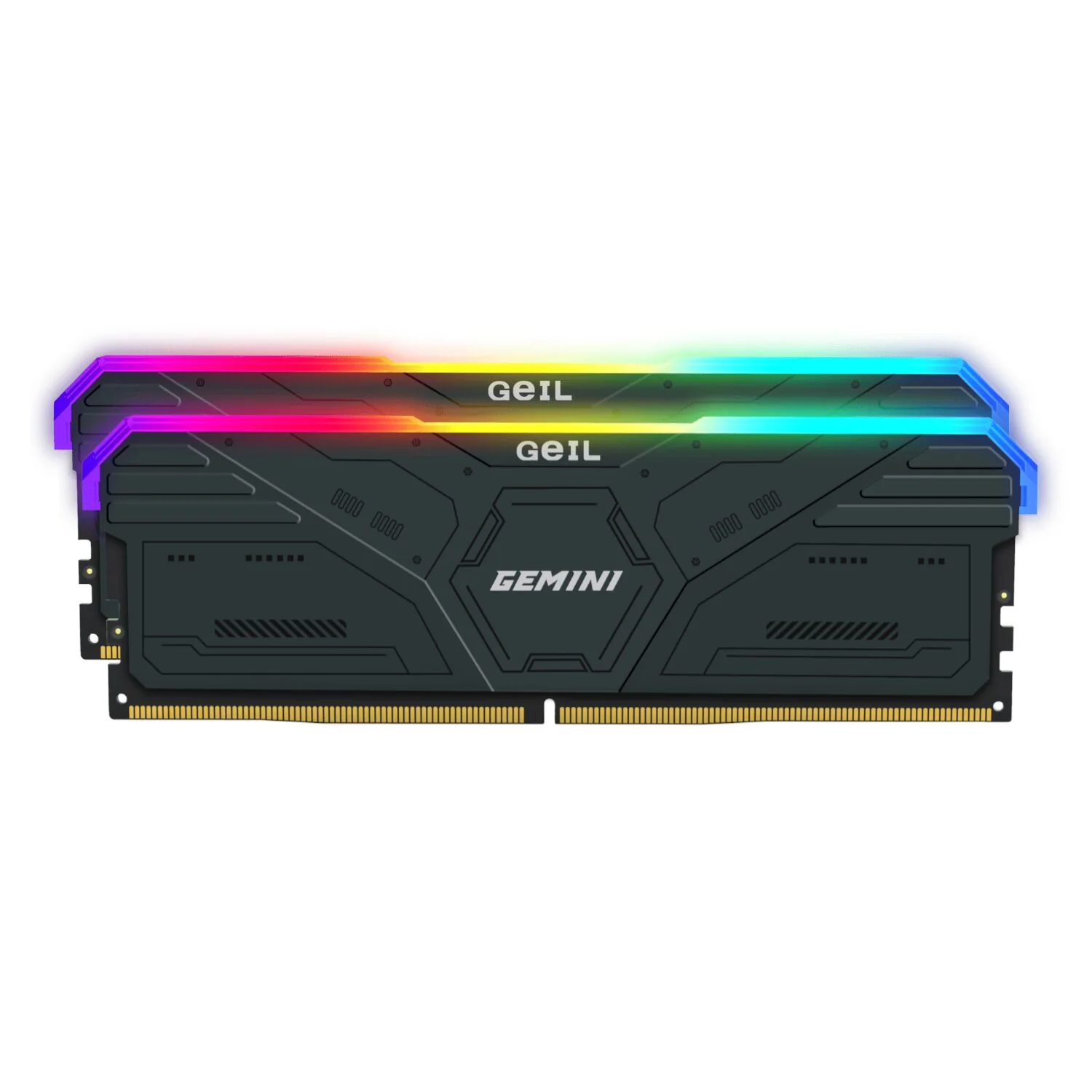 Geil Gemini RGB 32GB KIT(2X16GB) 6000MHz DDR5 Desktop Gaming Memory - Grey - Image 3