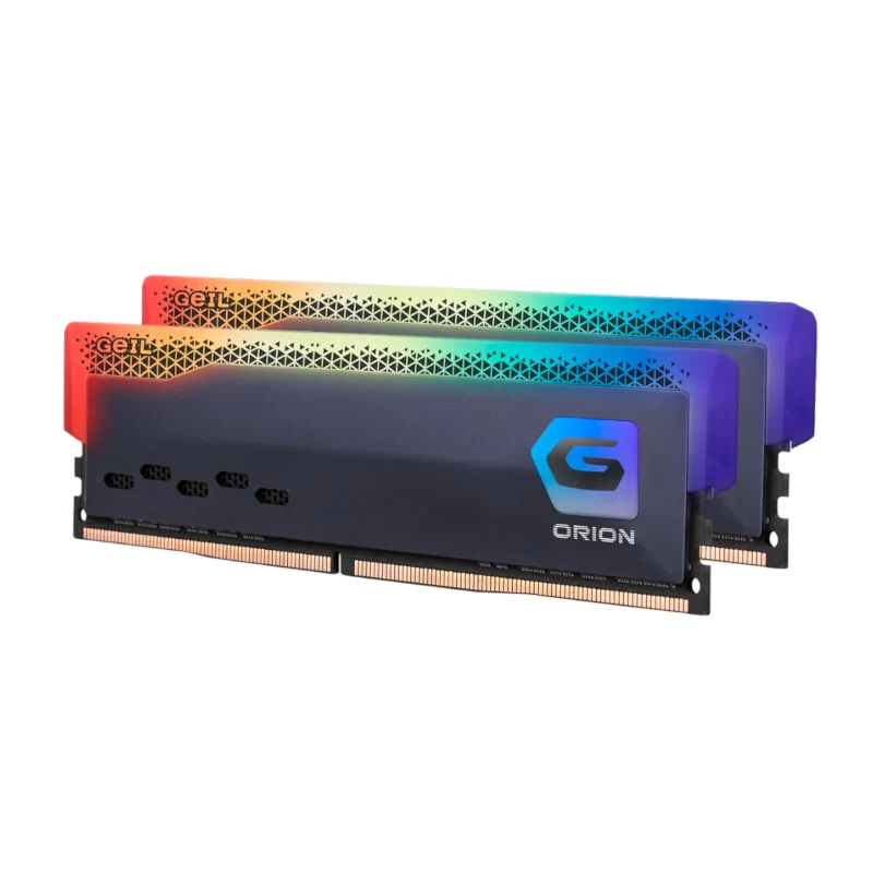 Geil Orion RGB 16GB KIT(2X8GB) 3600MHz DDR4 Desktop Gaming Memory - Grey - Image 2