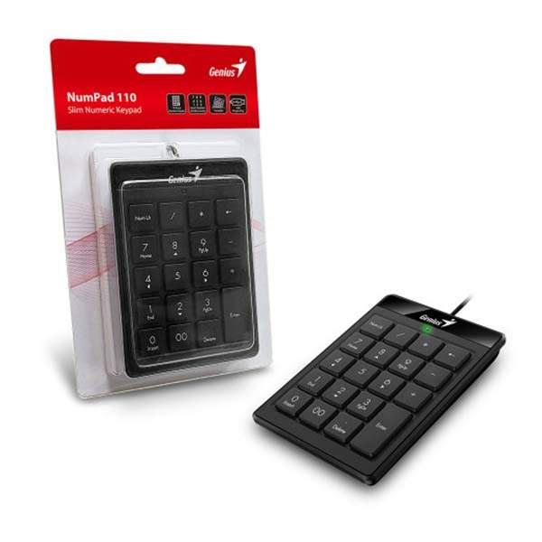 GENIUS  NUMPAD 110 BLACK - Image 2