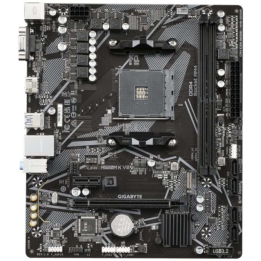 Gigabyte AMD A520 Ultra Durable Motherboard - Image 3