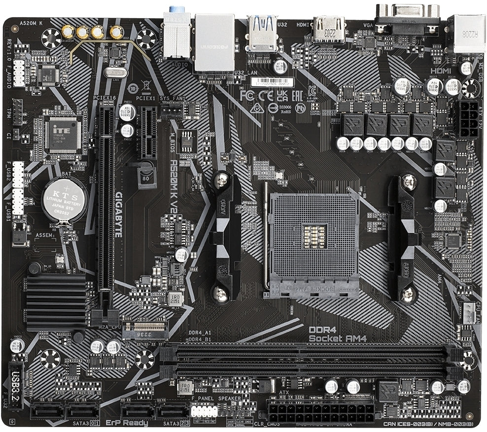 Gigabyte AMD A520 Ultra Durable Motherboard - Image 4