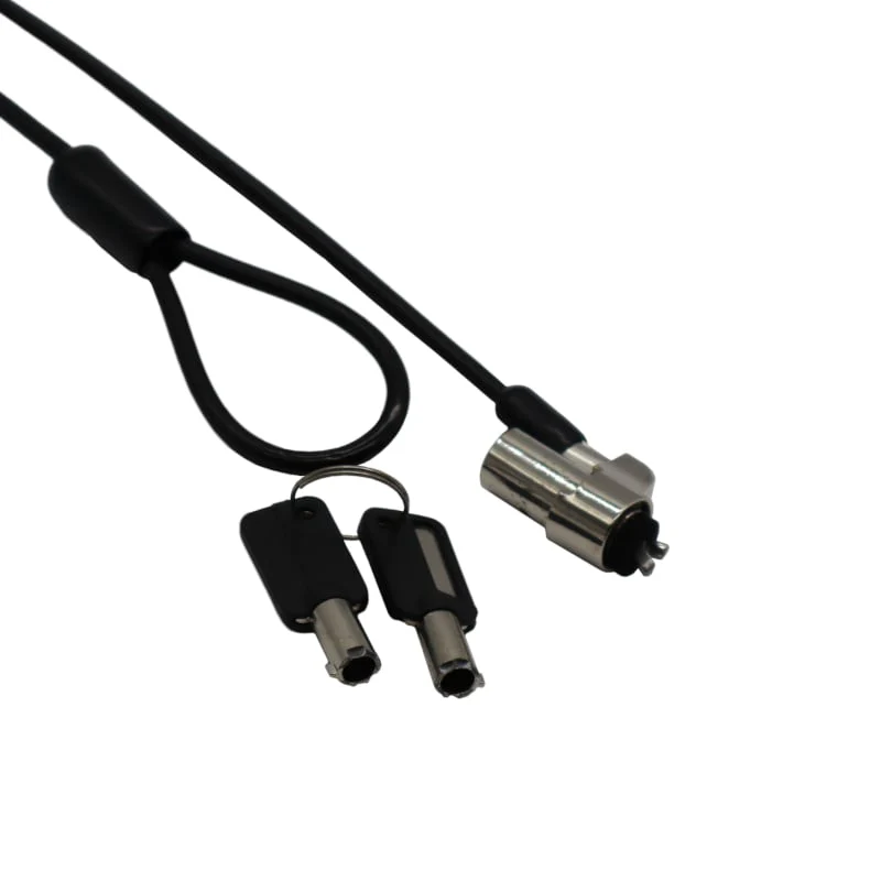 GIZZU 1.8m T-Bar Laptop Cable Lock Master Key Compatible - Image 2