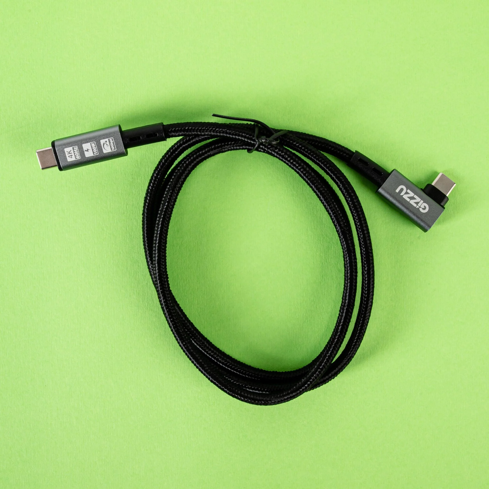 Gizzu 100W 10Gbps Type-C Angled 1m Cable - Image 3