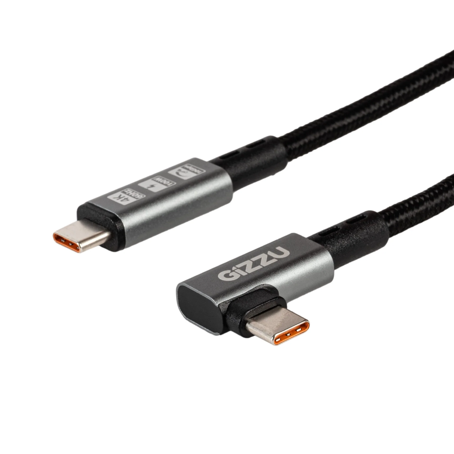Gizzu 100W 10Gbps Type-C Angled 1m Cable - Image 4