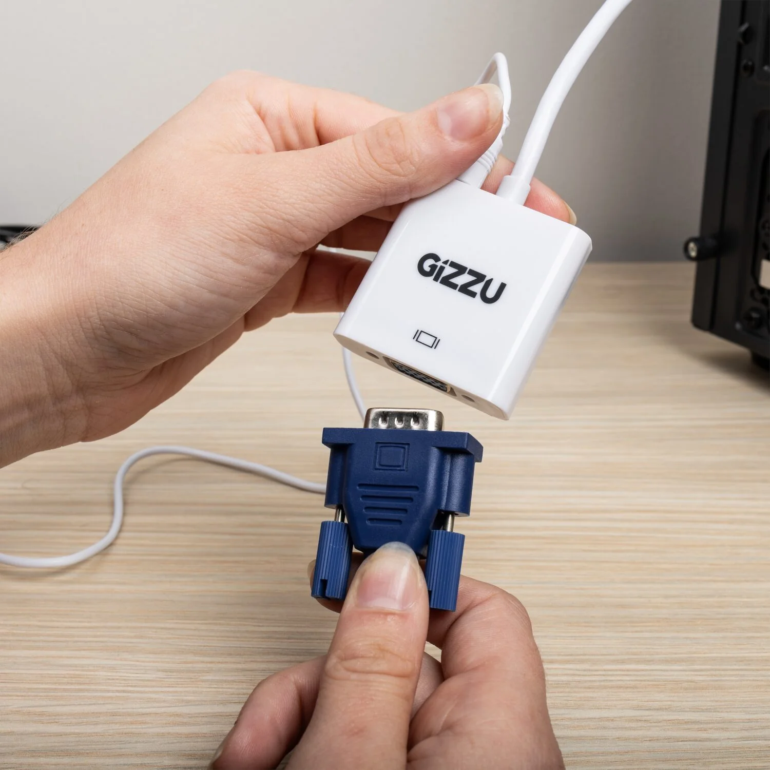 Gizzu 1080P HDMI to VGA Adapter with Audio - Image 2